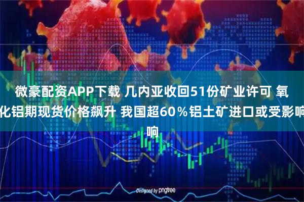 微豪配资APP下载 几内亚收回51份矿业许可 氧化铝期现货价格飙升 我国超60％铝土矿进口或受影响